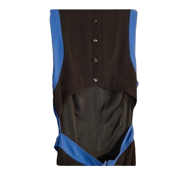 Anthropologie- Elevenses Beca Open Back Jumpsuit in navy size 0 - Picture 15 of 16